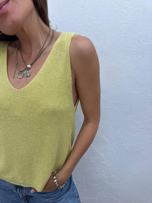 Top Punto Lima Espalda Twist