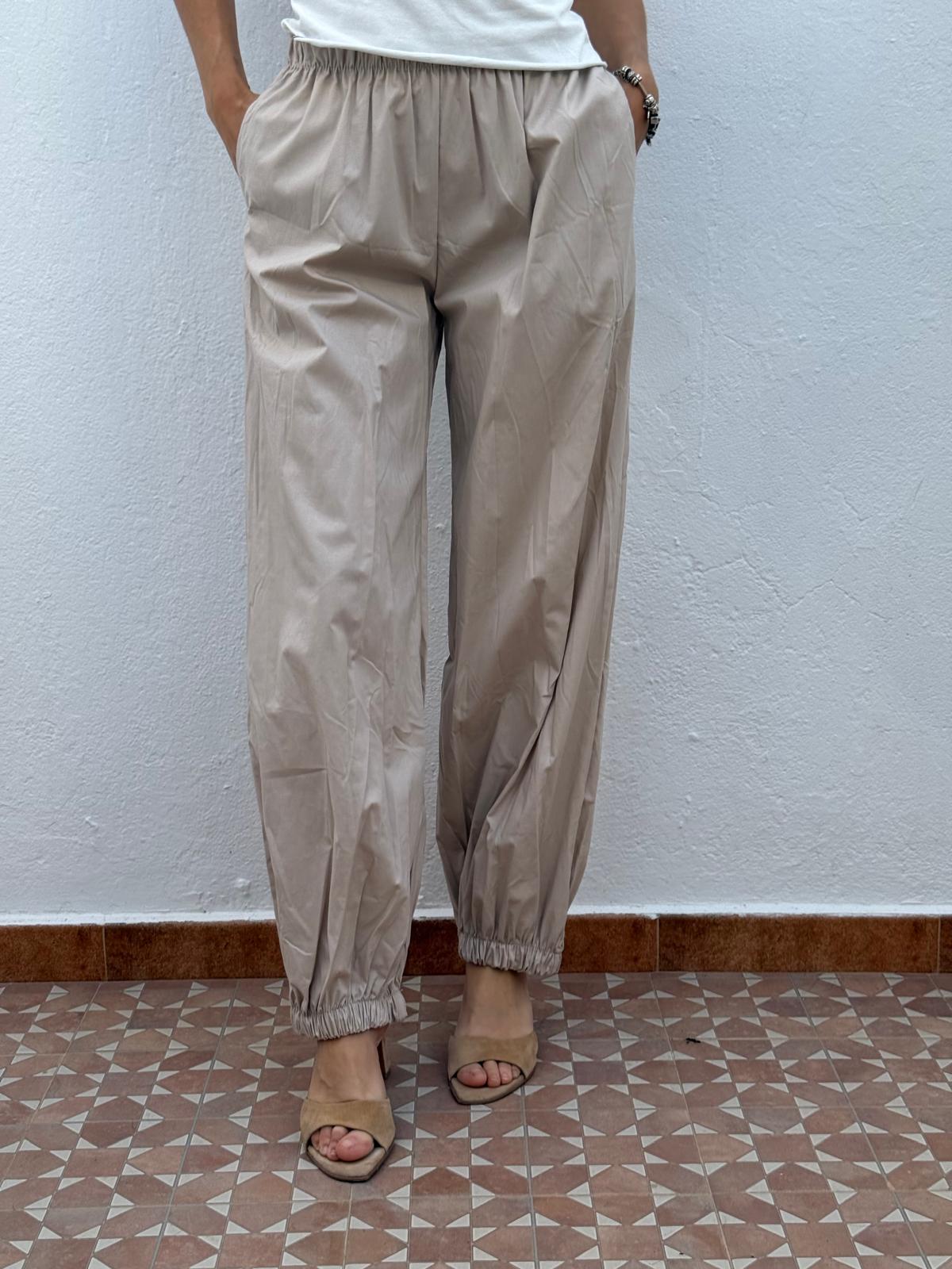 Pantalón Soft Beige Relax