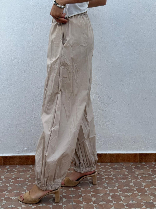 Pantalón Soft Beige Relax