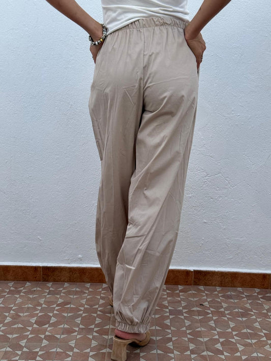 Pantalón Soft Beige Relax