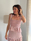 Conjunto Amalfi Rayas Rosa