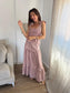 Conjunto Amalfi Rayas Rosa