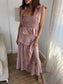 Conjunto Amalfi Rayas Rosa