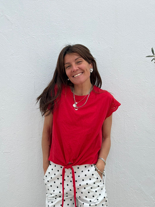 Camiseta roja Tarde de Albero