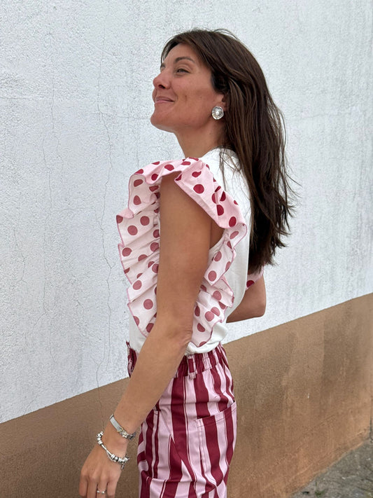 Camiseta volantes susurros de feria