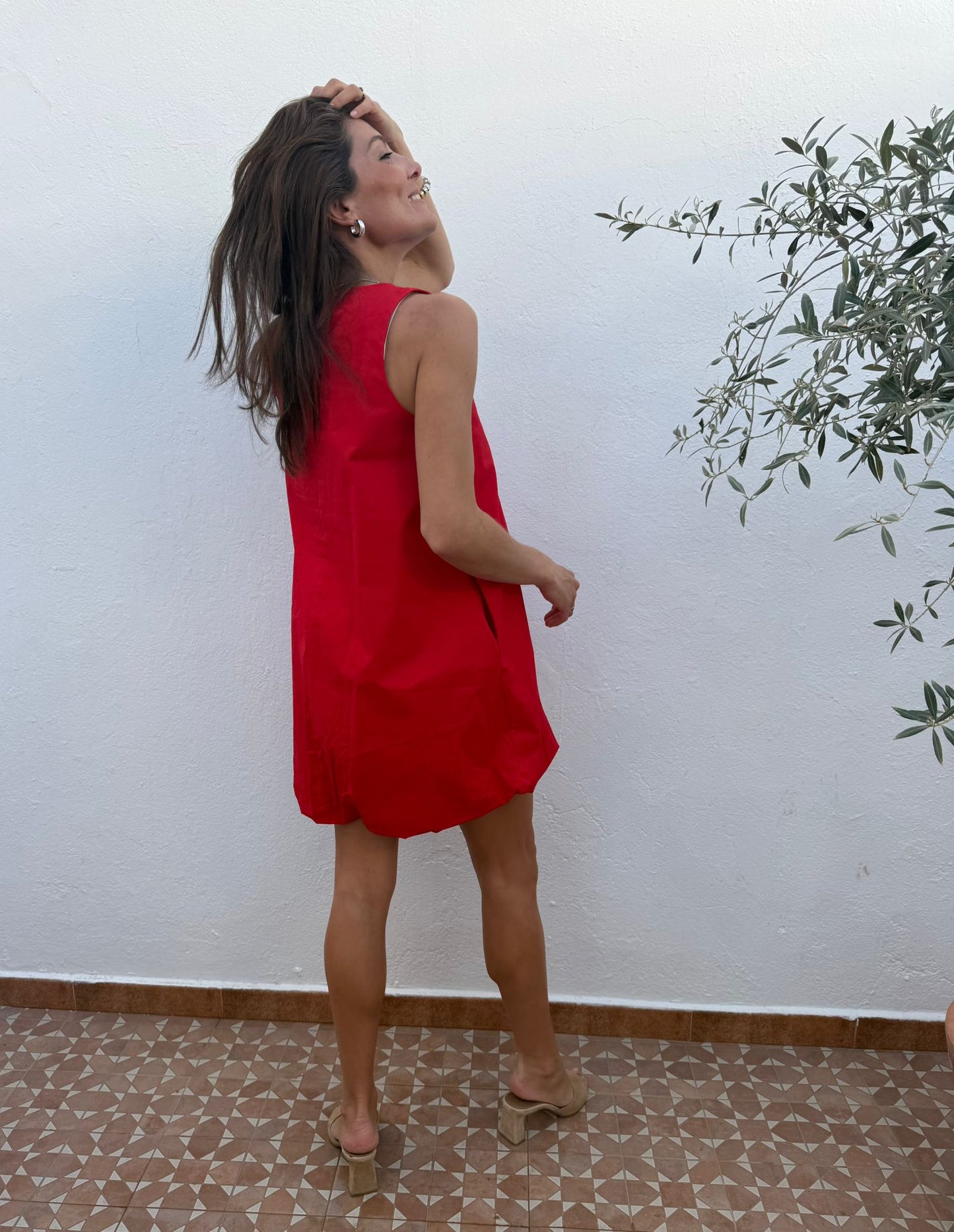 Vestido Mini Aire Rojo