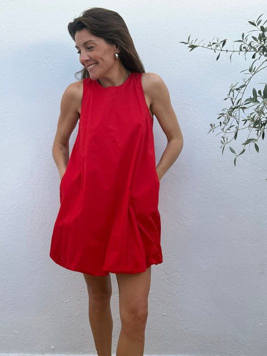 Vestido Mini Aire Rojo