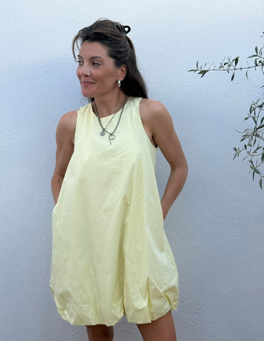 Vestido Mini Aire Amarillo