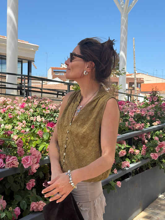 Top Jacquard Oliva