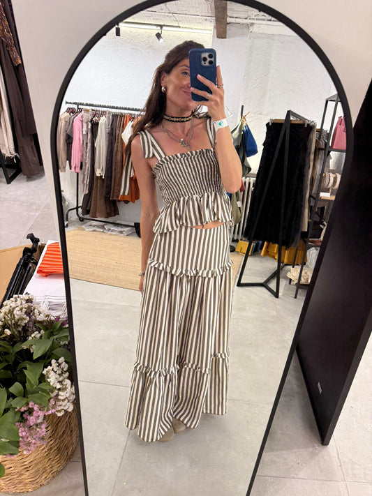 Conjunto Capri Rayas