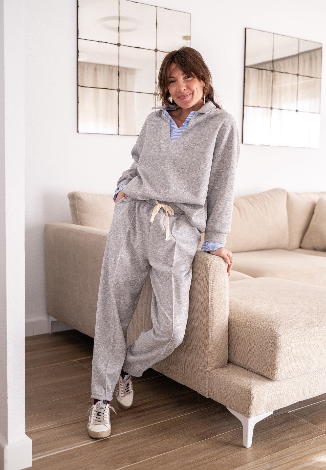 Chandal combinado Gris