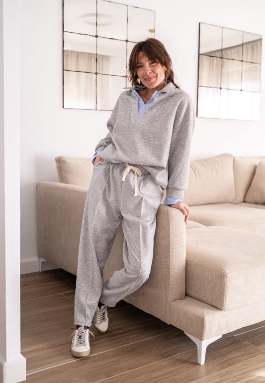 Chandal combinado Gris