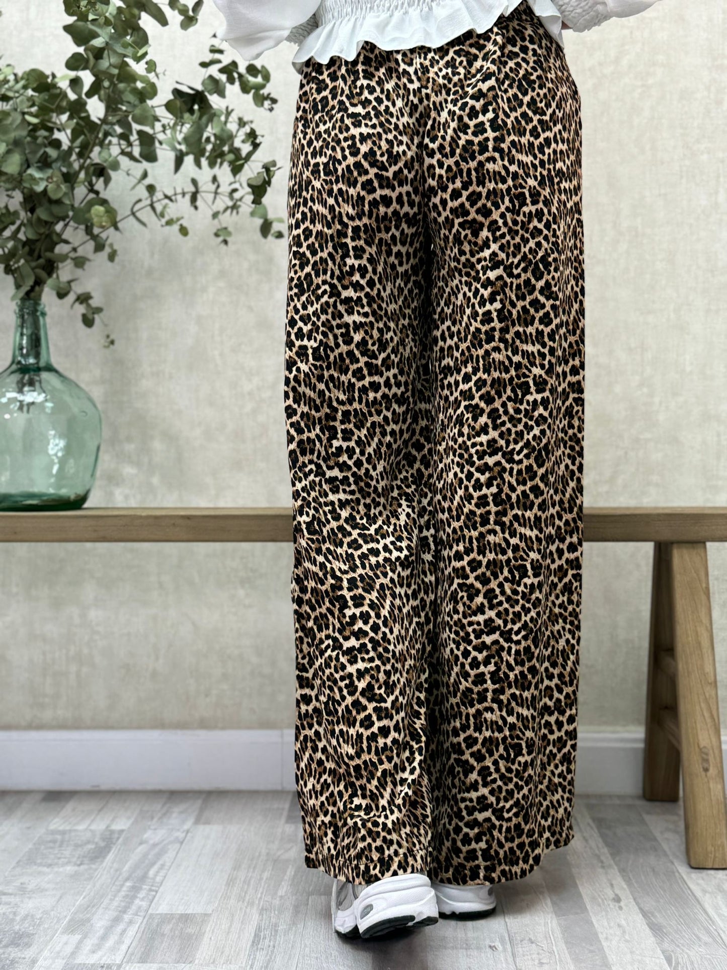 Pantalón Estampado Leopardo