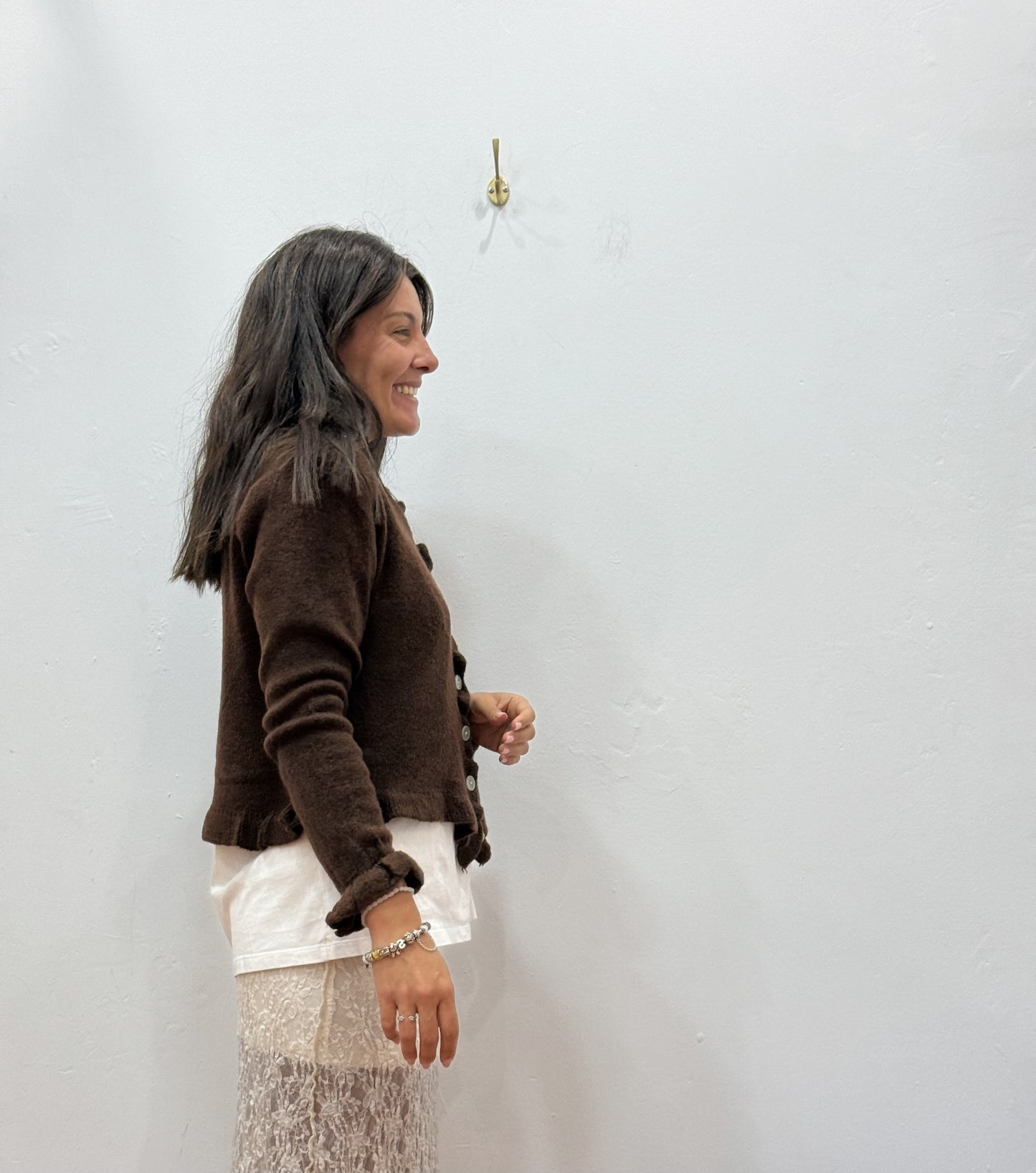 Chaqueta Volante Chocolate