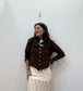 Chaqueta Volante Chocolate