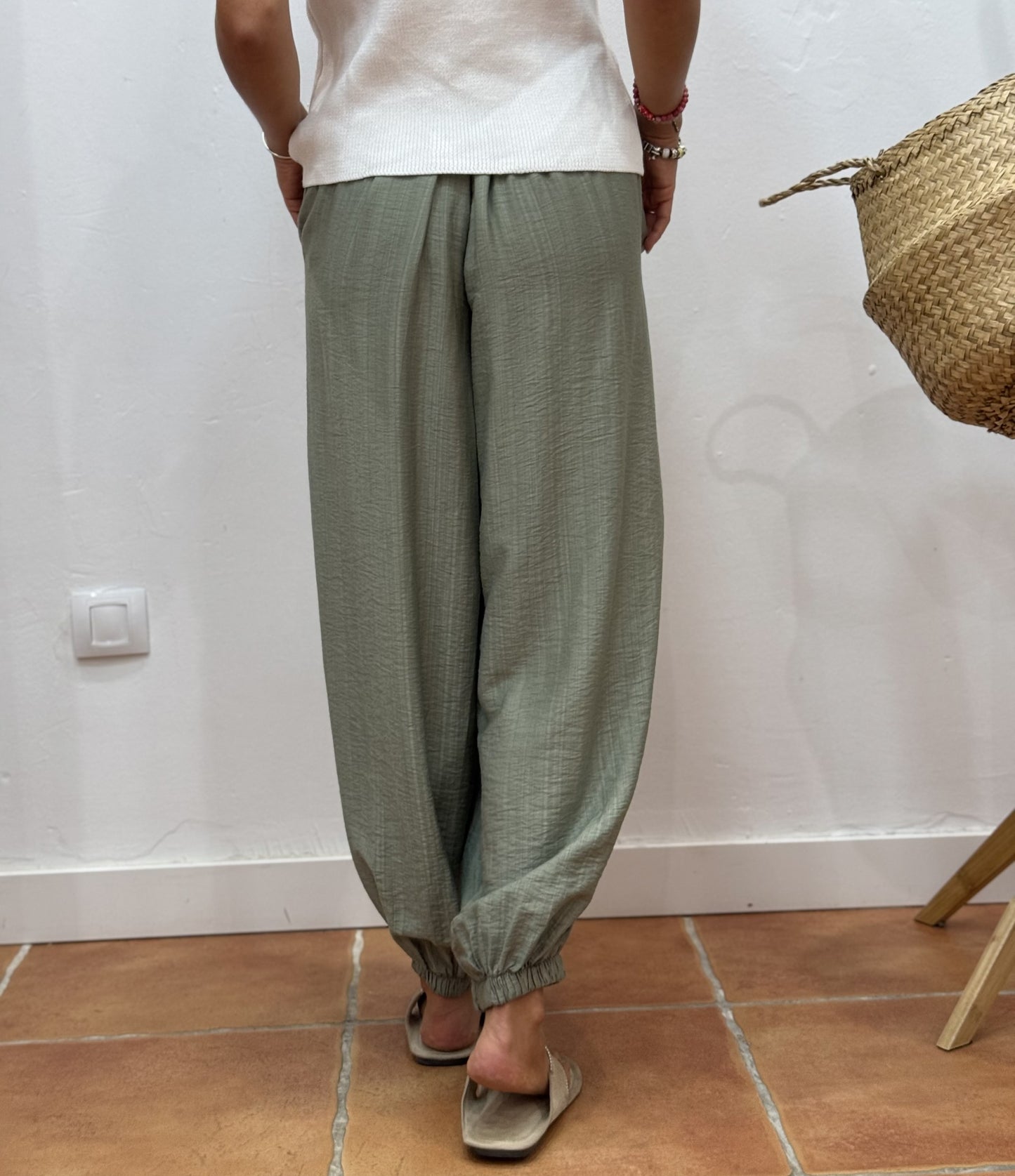 Pantalón Bombacho Verde