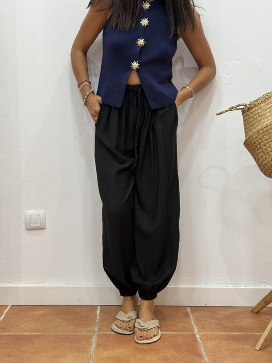 Pantalón Bombacho Negro