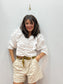 Camisa Fruncido Blanca