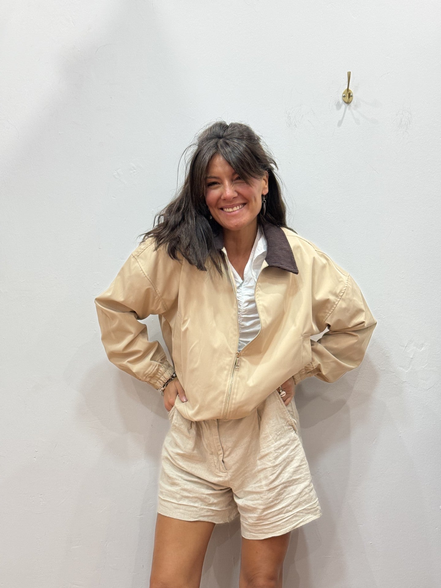 Bomber Cuello Pana