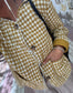 Chaqueta Acolchada Mostaza