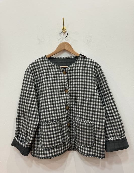 Chaqueta Acolchada Gris