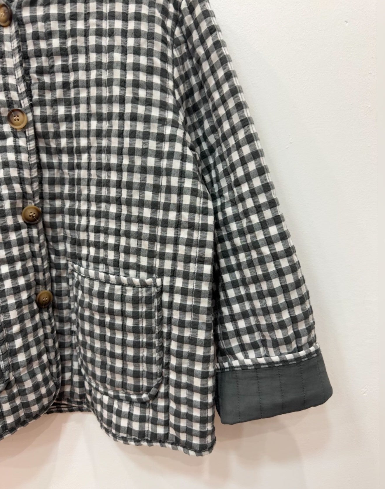 Chaqueta Acolchada Gris