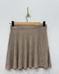 Falda de Punto Beige