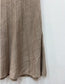 Falda de Punto Beige