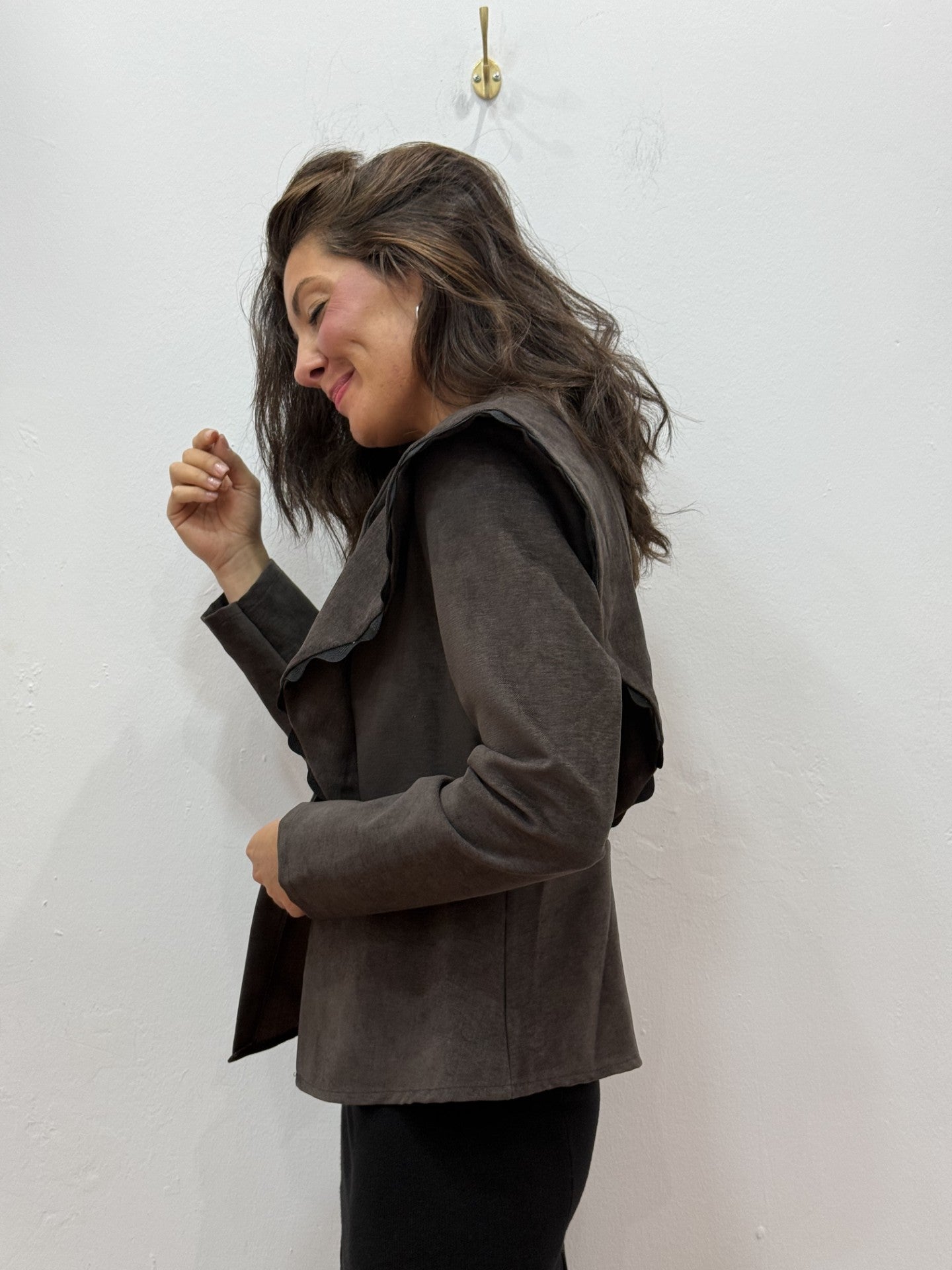 Chaqueta Terciopelo Chocolate