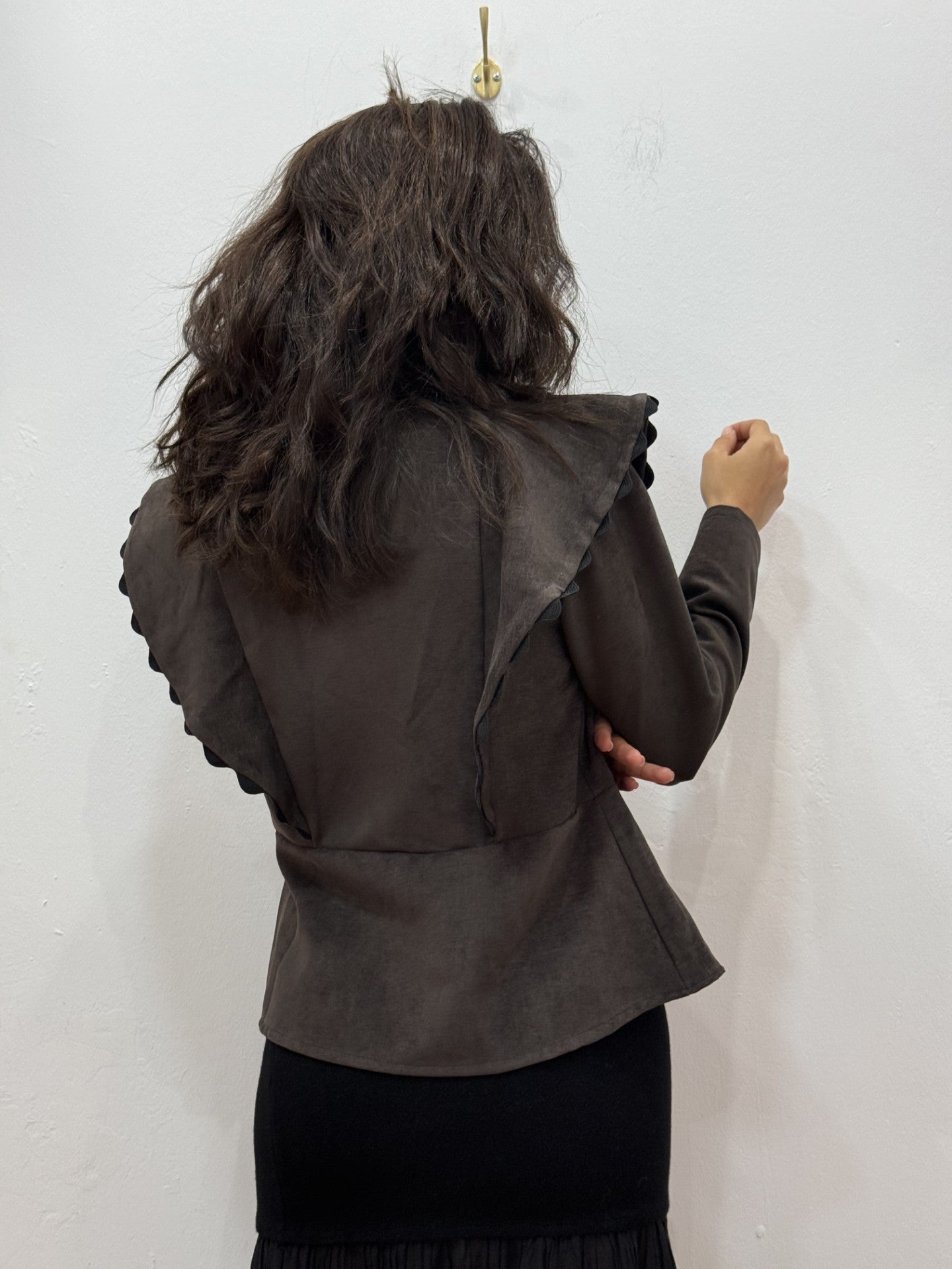 Chaqueta Terciopelo Chocolate