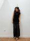 Vestido Combinado Negro
