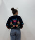 Chaqueta bordada Azul Noche