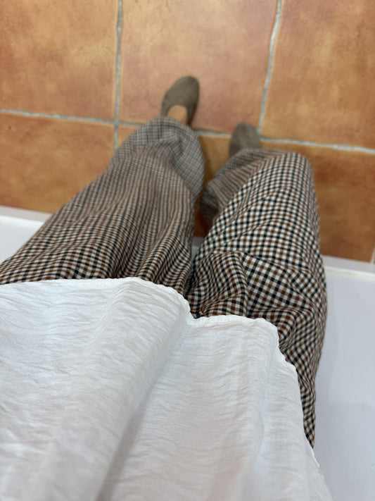 Pantalón Bombacho Cuadros
