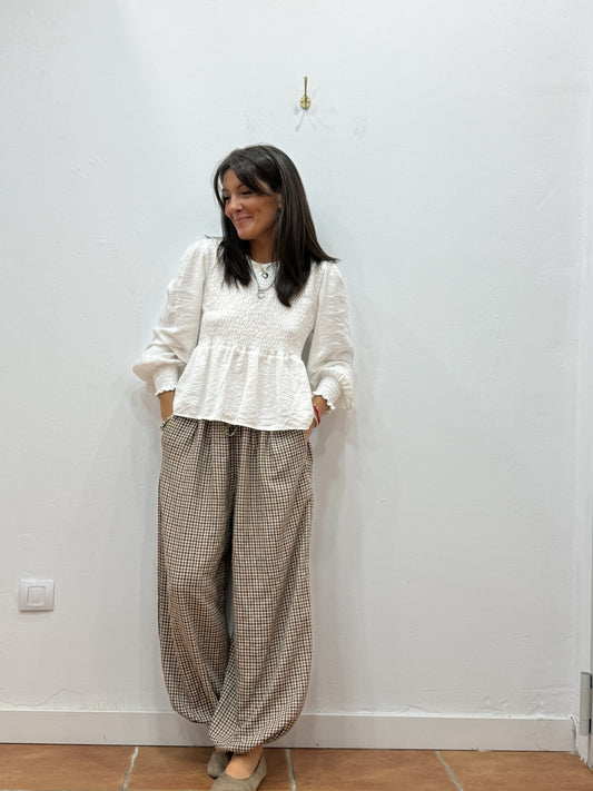 Pantalón Bombacho Cuadros