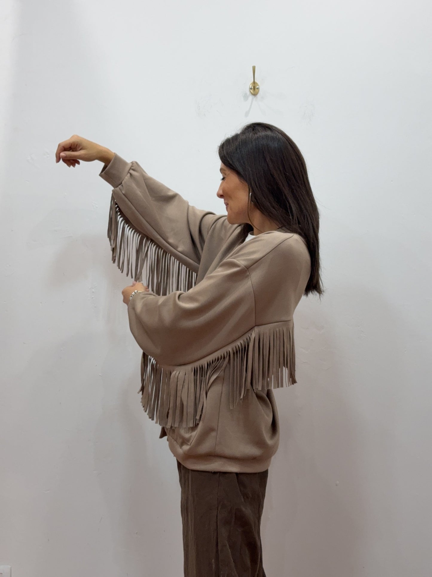 Chaqueta Flecos