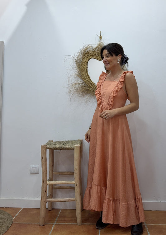Vestido Romería Naranja