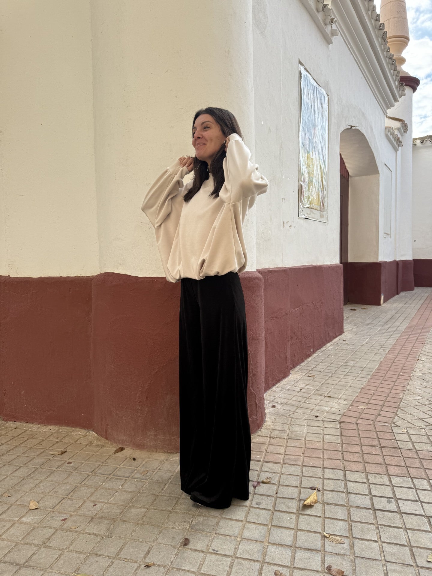 Pantalón Negro Terciopelo