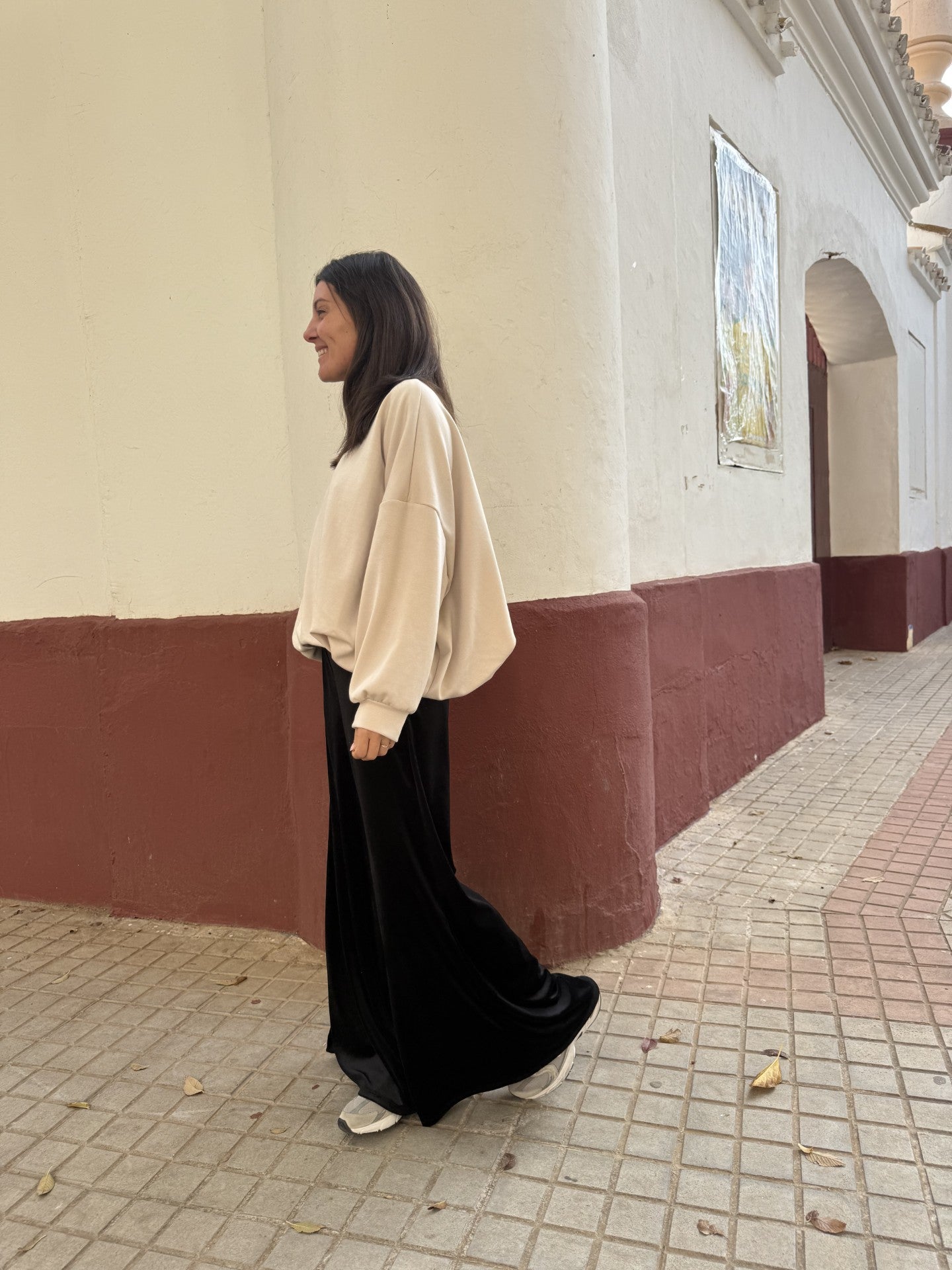 Pantalón Negro Terciopelo