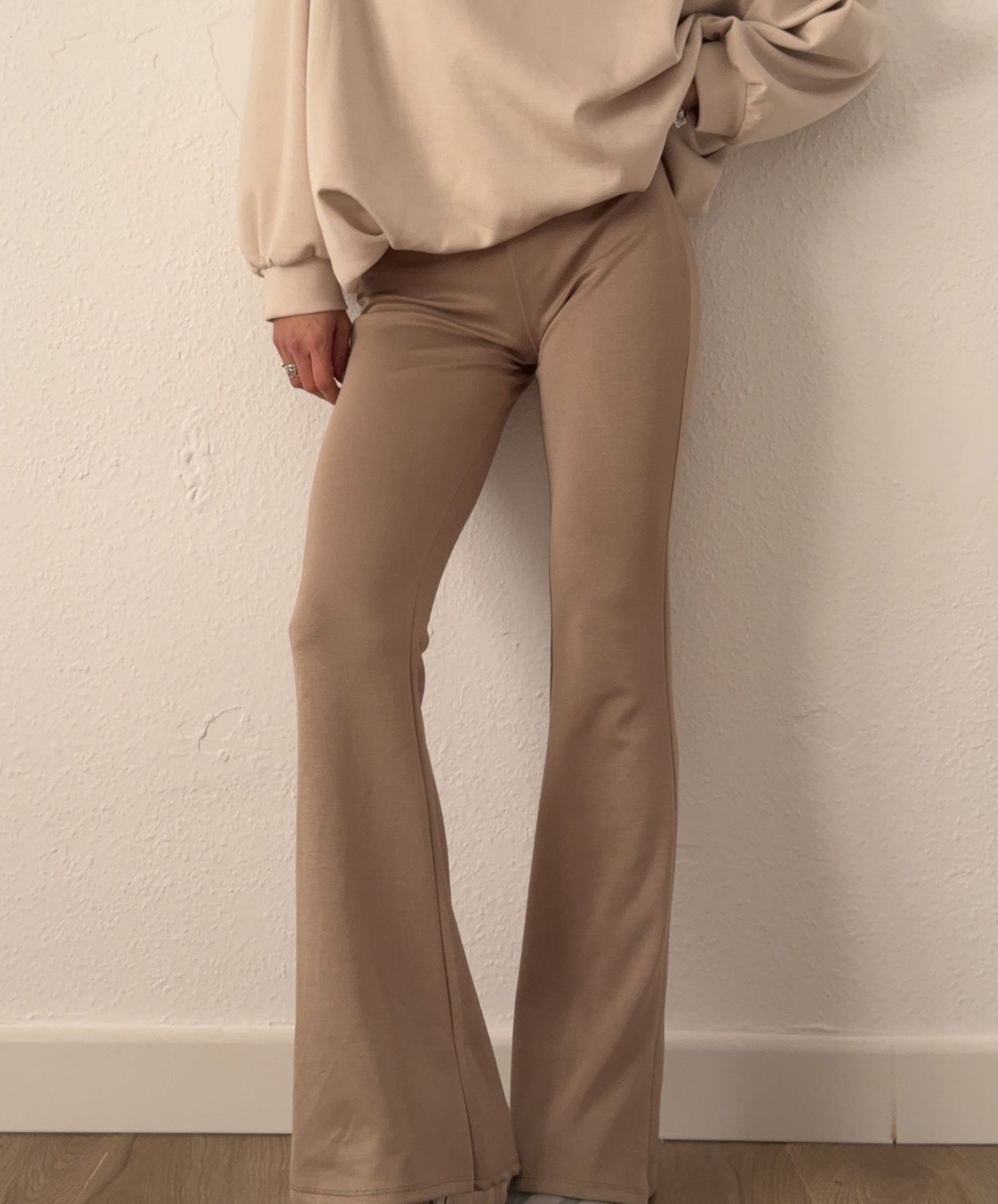 Pantalón Algodón Campana Café