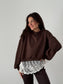 Sudadera Puntilla Chocolate