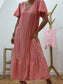 Vestido Vichy Rojo