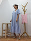 Vestido Vichy celeste