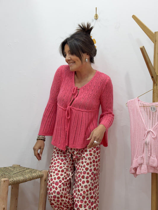 Chaqueta lazada fresón