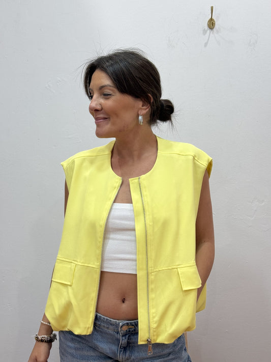 Chaleco Bombacho Amarillo