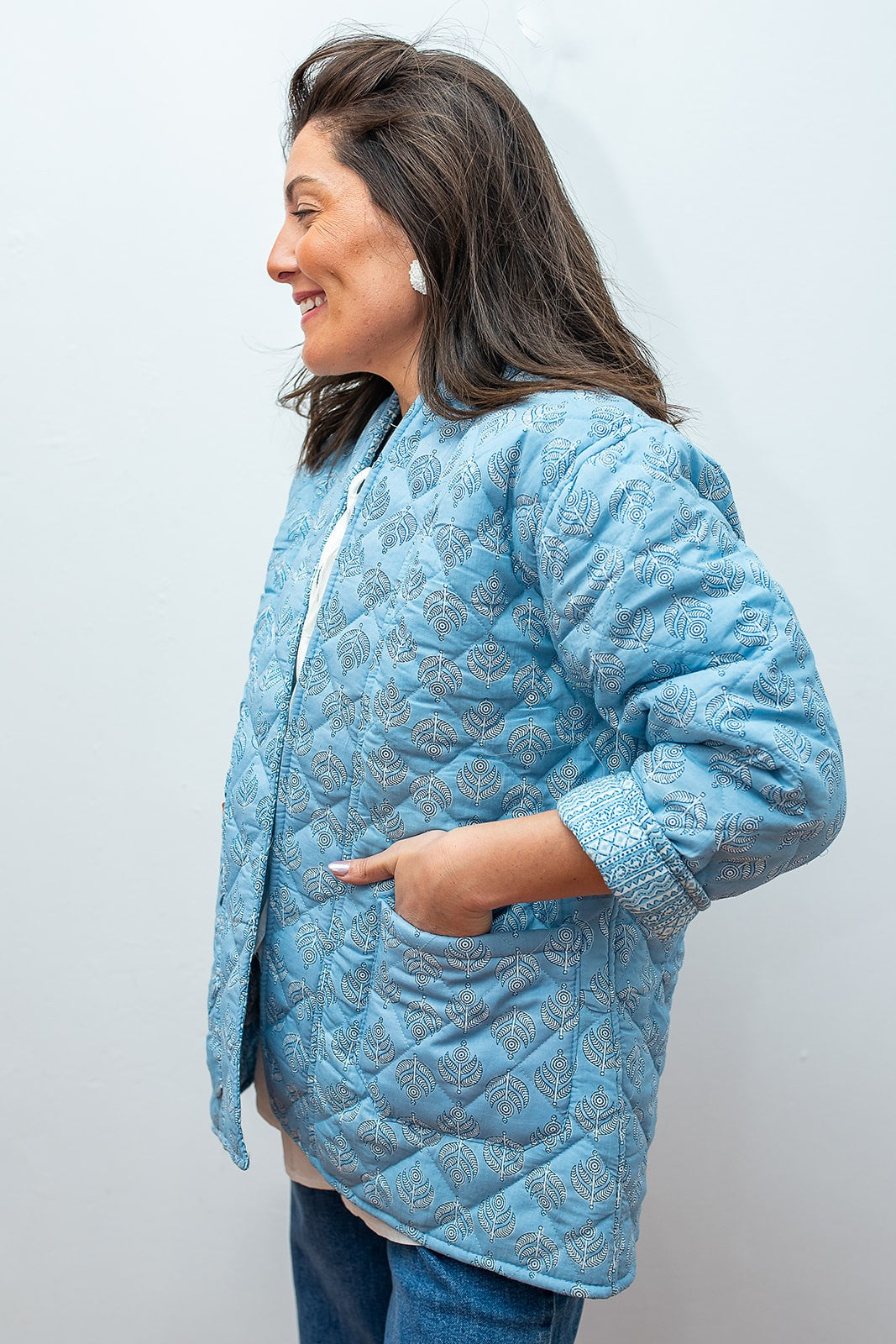 Chaqueta Reversible Azul