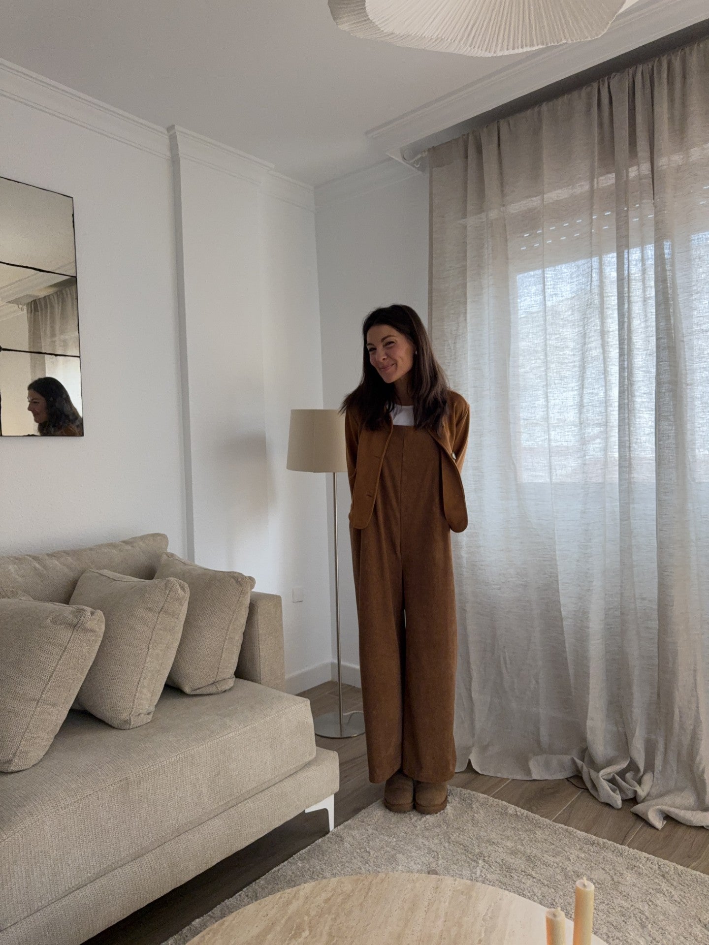 Mono de Pana Marrón