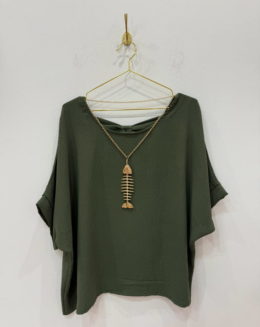 Camisa raspa Verde