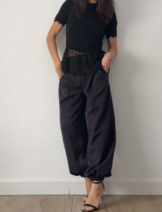 Pantalón Bombacho Negro