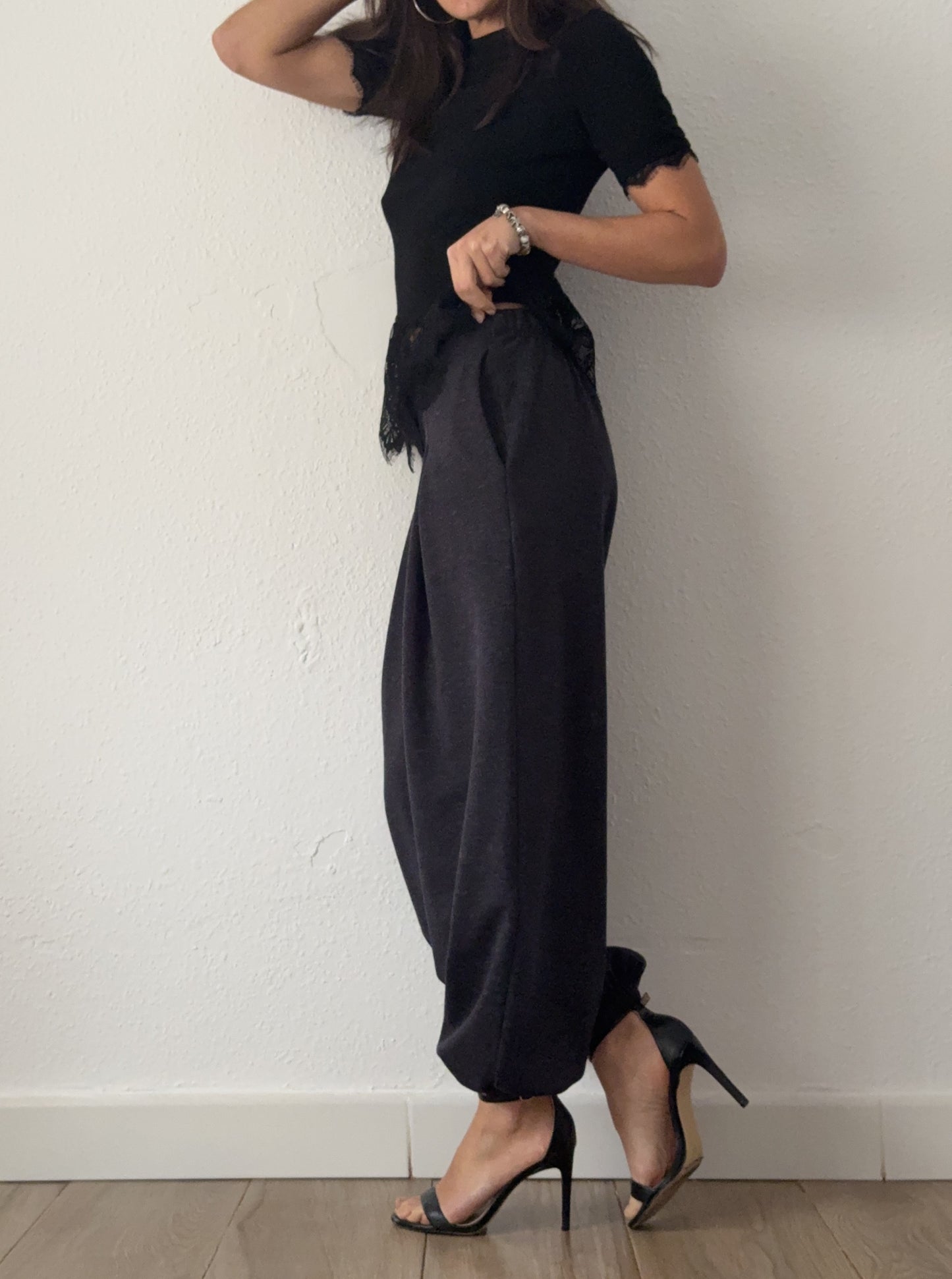 Pantalón Bombacho Negro