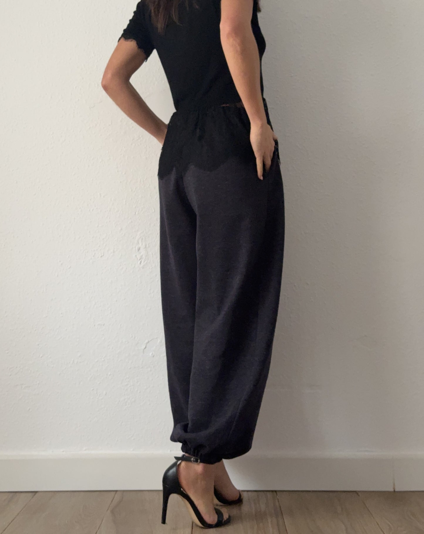 Pantalón Bombacho Negro